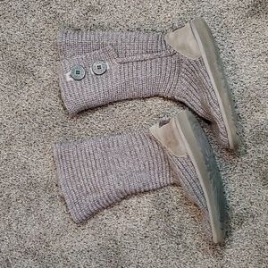 Ugg Australia Women 5649 Sweater Cardi Boots shoes sz 4